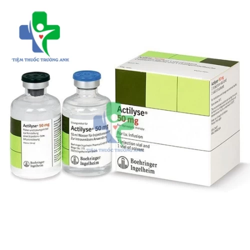 Actilyse 50mg Boehringer Ingelheim - Thuốc điều trị tiêu huyết khối